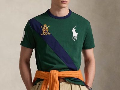 Men Big Pony 20th Anniversary T-Shirt-Vintage Pine/Newport Navy