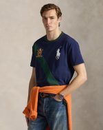 Men Big Pony 20th Anniversary T-Shirt-Newport Navy/Vintage Pine