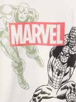 Kids & babyGap | Marvel Avengers 100% Organic Cotton PJ Set - new off white stripe - Image 2