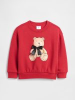 babyGap Graphic Sweatshirt - Modern Red Bear