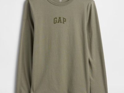 Kids Gap Double-Logo T-Shirt Boys - Mesculen Green