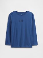 Kids Gap Double-Logo T-Shirt Boys - Blue Track