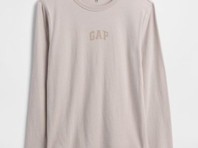 Kids Gap Double-Logo T-Shirt Boys - Frosty Morning