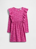 babyGap Ruffle Dress - Budding Purple Lilac Bows