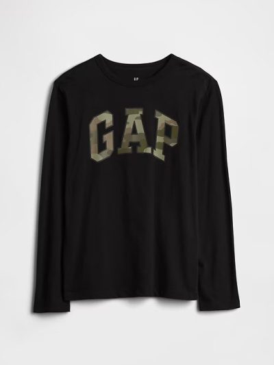 Kids Gap Double-Logo T-Shirt Boys - Mesculen Green (Copy) - Image 1