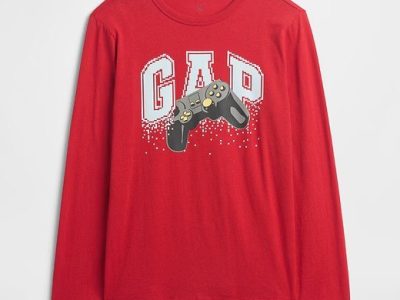 Kids Graphic T-Shirt - Modern Red