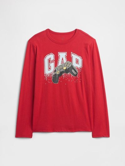 Kids Graphic T-Shirt - Modern Red - Image 1
