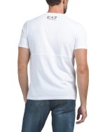 EMPORIO ARMANI Large Logo Tee - White/Black - Image 2