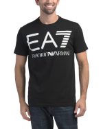 EMPORIO ARMANI Large Logo Tee - Black