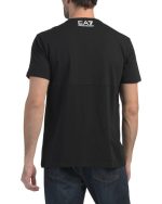 EMPORIO ARMANI Large Logo Tee - Black - Image 2