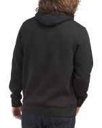KARL LAGERFELD PARIS Lattidude Longitude Logo Fleece Hoodie - Black - Image 2