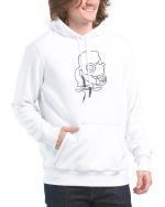 KARL LAGERFELD PARIS Logo Hoodie - White