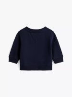 Babies' Flag Logo Stretch Sweatshirt - Dark Blue #KN02119 - Image 2