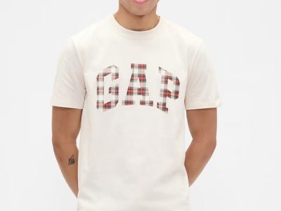 Everyday Soft Gap Logo T-Shirt - Tartan Plaid