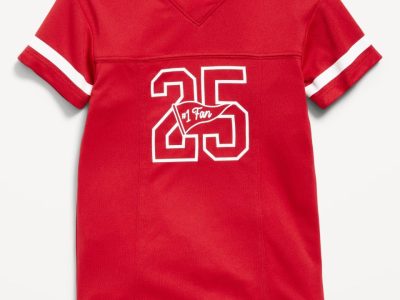 Football Jersey One-Piece Romper for Baby - Robbie Red