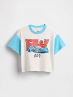 Baby & Toddler Oversized Hot Wheels Graphic T-Shirt - New Off White