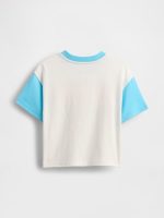 Baby & Toddler Oversized Hot Wheels Graphic T-Shirt - New Off White - Image 2