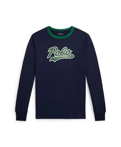 Polo Ralph LaurenToddler and Little Boys/Big Boys Logo Cotton Long Sleeve T-Refined navy - Image 1