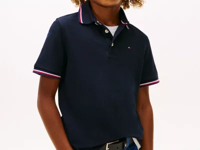 Kids' Tommy Wicking Polo - Navy #71J4428