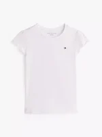Kids' Lettuce-Trim Sleeve T-Shirt - Optic White #71J4026 - Image 2