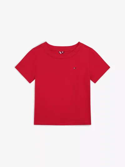 Babies' Flag Logo T-Shirt - Primary Red #71J4168-XLG - Image 1