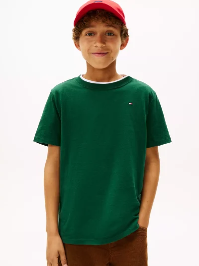 BOY Kids' Everyday Crewneck T-Shirt - Ornamental Green#71J4179 - Image 1