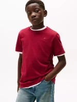 BOY Kids' Everyday Crewneck T-Shirt - Rouge #71J4179