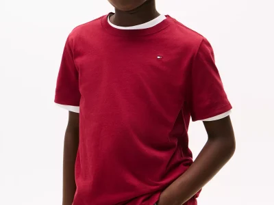 BOY Kids' Everyday Crewneck T-Shirt - Rouge #71J4179