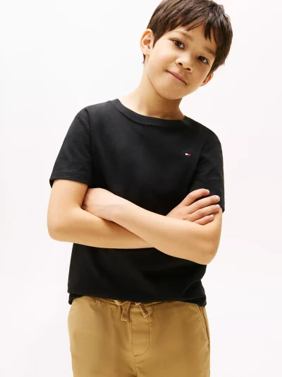 BOY Kids' Everyday Crewneck T-Shirt - Black #71J4179 - Image 1