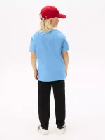 BOY Kids' Everyday Crewneck T-Shirt - Nantucket Blue #71J4179 - Image 2