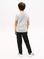 BOY Kids' Everyday Crewneck T-Shirt - Grey Heather #71J4179 - Image 2
