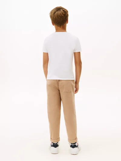 BOY Kids' Everyday Crewneck T-Shirt - Optic White TH #71J4179 - Image 3