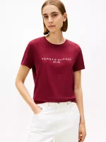 Long-Sleeve Crewneck Favorite T-Shirt-Deep Rouge# 76J4888-VLP