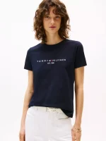 Long-Sleeve Crewneck Favorite T-Shirt-Fresh-Navy#76J4888-FAP