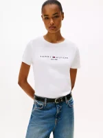 Long-Sleeve Crewneck Favorite T-Shirt-Fresh White#76J4888-YBR