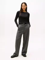 Long-Sleeve Crewneck Favorite T-Shirt- Black#76J4889-BDS