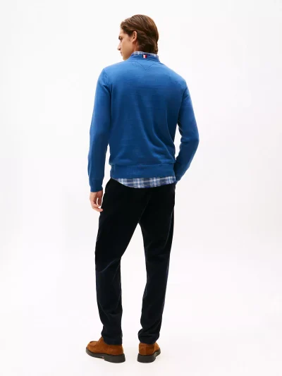Classic Crewneck Sweater - Fossil Blue #78J8322 - Image 2