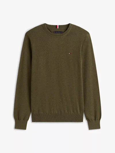 Classic Crewneck Sweater - Army Green #78J8322 - Image 2