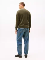 Classic Crewneck Sweater - Army Green #78J8322 - Image 3