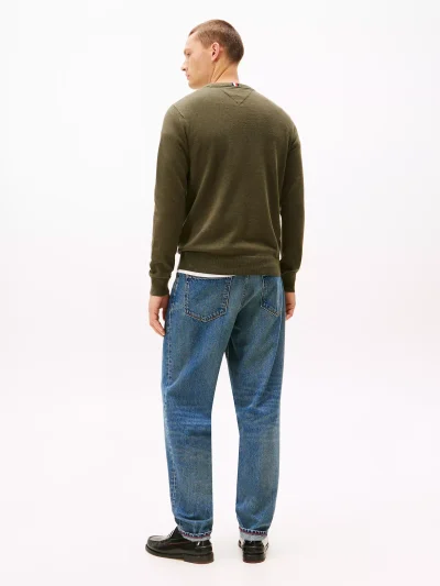 Classic Crewneck Sweater - Army Green #78J8322 - Image 3