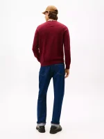 Classic Crewneck Sweater - Deep Rouge #78J8322 - Image 2