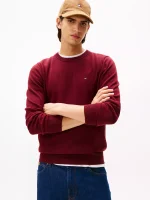 Classic Crewneck Sweater - Deep Rouge #78J8322