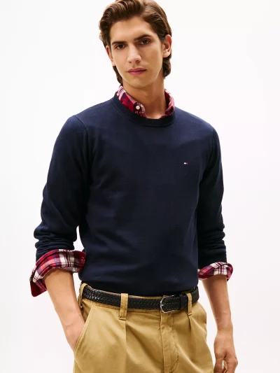 Classic Crewneck Sweater - Navy #78J8322 - Image 1