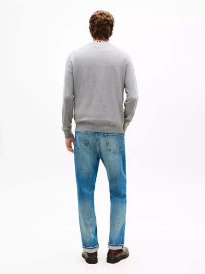 Classic Crewneck Sweater - Grey Heather #78J8322 - Image 2
