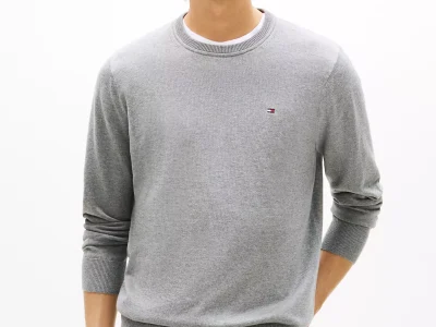 Classic Crewneck Sweater - Grey Heather #78J8322