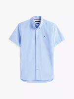 Regular Fit Stretch Oxford Shirt - Provence #78J8436 - Image 2