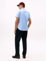 Regular Fit Stretch Oxford Shirt - Provence #78J8436 - Image 3