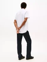 Regular Fit Stretch Oxford Shirt - Optic White #78J8436 - Image 3