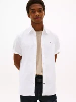 Regular Fit Stretch Oxford Shirt - Optic White #78J8436