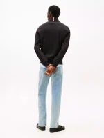 Classic Quarter-Zip Sweater - Black #78J9329-BDS - Image 3